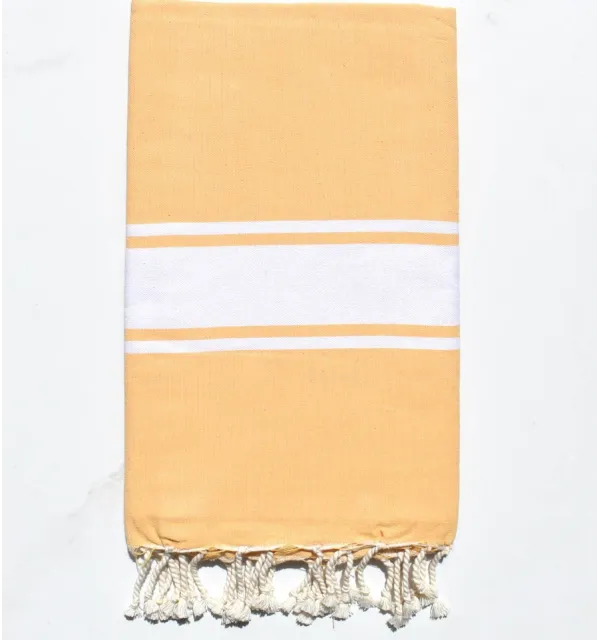 Fouta piatta giallo imperiale chiaro Fouta Tunisia - 1