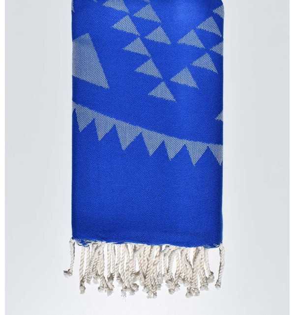 Telo mare bohemian blu Fouta Tunisia - 1