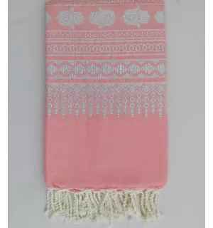 Fouta khomsa rosa 