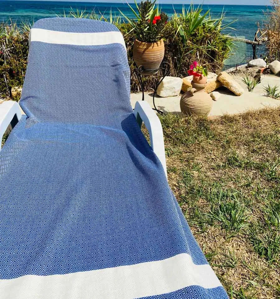 Telo mare Diamante blu Fouta Tunisia - 1