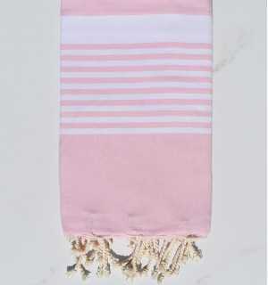 Fouta arthuro rosa pastello  - 1