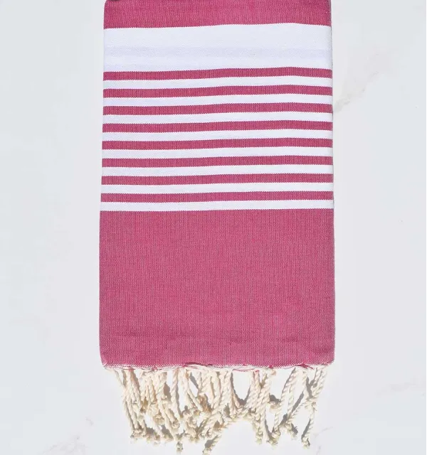 Fouta arthur rose violine Fouta Tunisia - 1