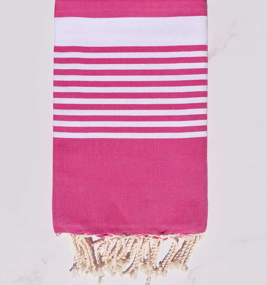 Fouta arthur rose fuchsia Fouta Tunisia - 1