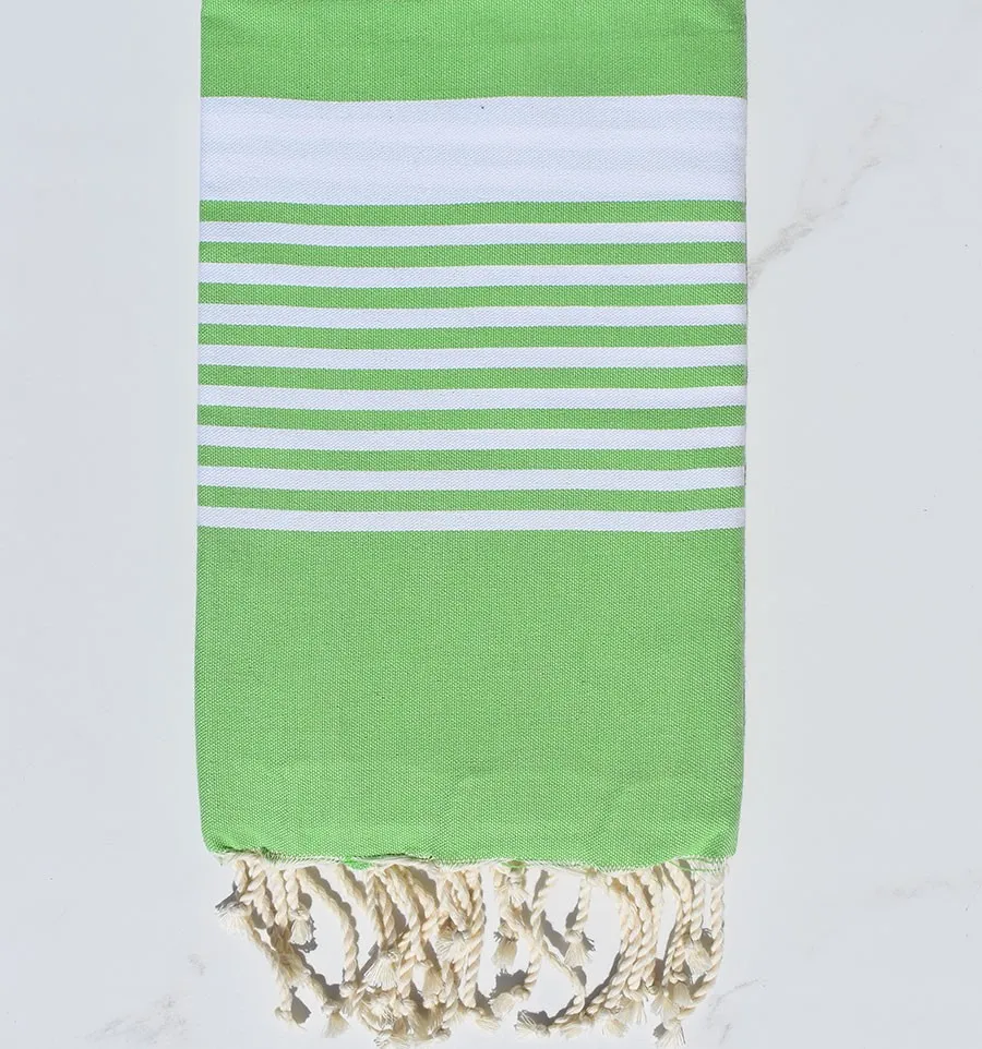 Fouta arthur vert pomme Fouta Tunisia - 1