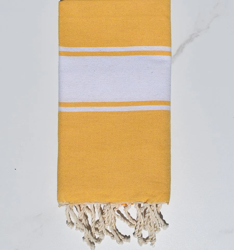 Telo mare per bambini giallo scuolabus Fouta Tunisia - 1