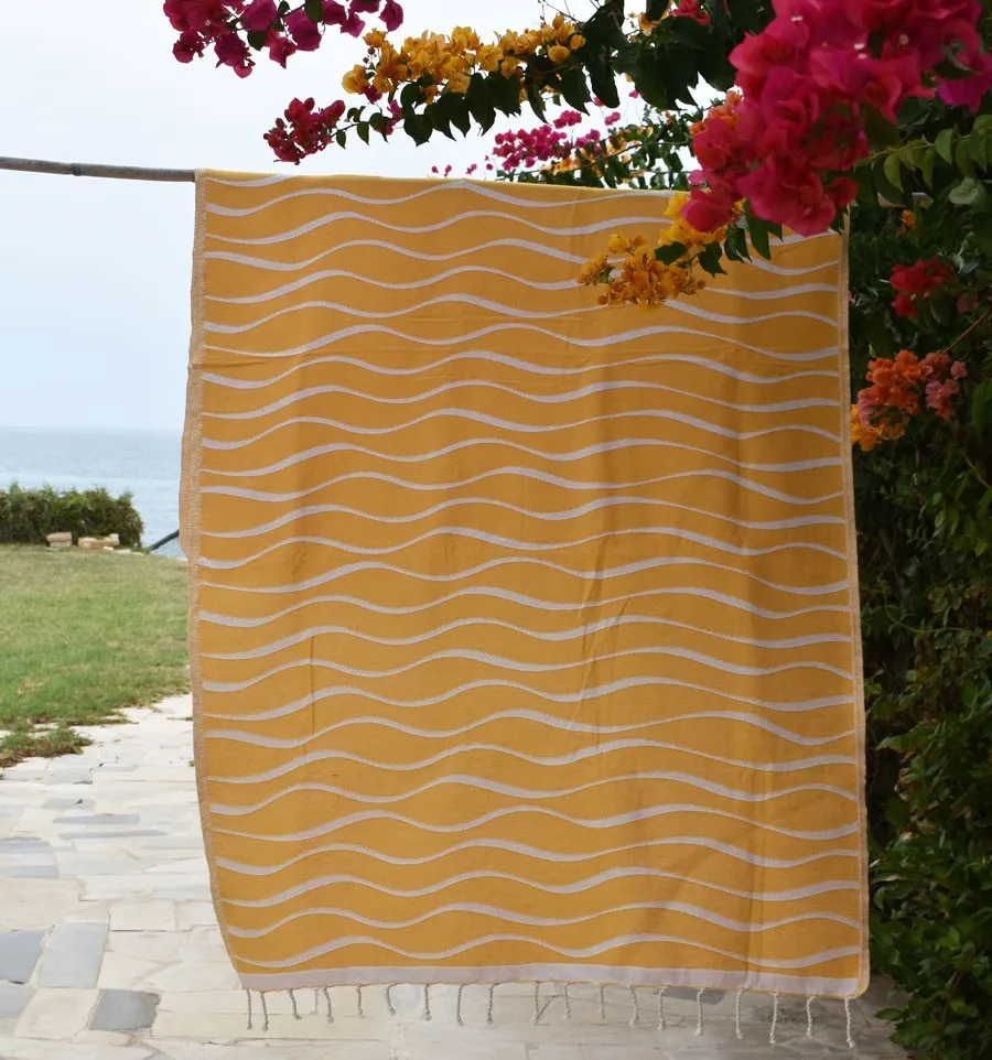 Telo mare Hawaii Giallo Fouta Tunisia - 1