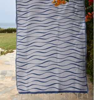 Telo mare Hawaii Blu Fouta Tunisia - 1 2