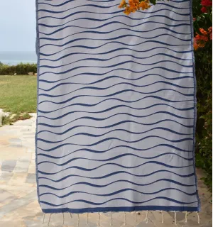 Telo mare Hawaii Blu Fouta Tunisia - 1 2