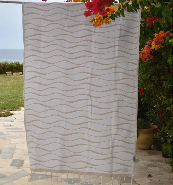 Telo mare Hawaii Beige Fouta Tunisia - 2