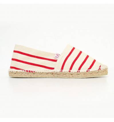 Espadrillas Donna Rosse e Ecru Crabster - 1