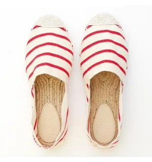 Espadrillas Donna Rosse e Ecru Crabster - 1 2