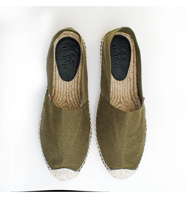 Espadrillas Uomo Verde Kaki Crabster - 2