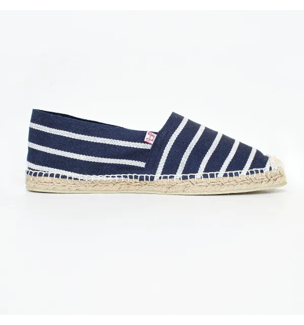 Espadrillas Uomo Blu Marino con Righe Crabster - 1