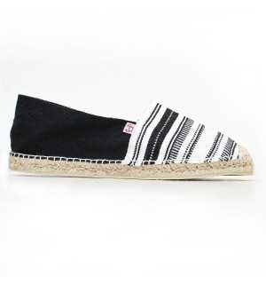 Espadrillas Uomo Nere e Bianche Crabster - 1