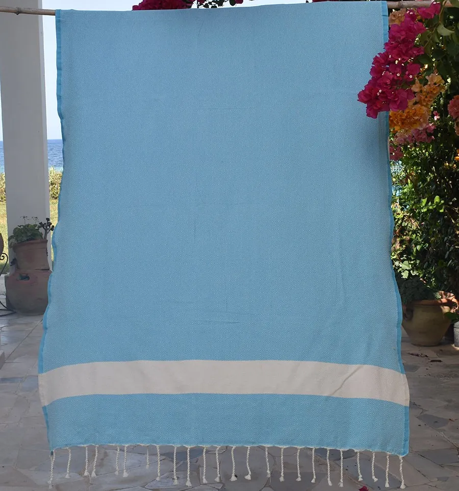 Telo mare Diamante turchese Fouta Tunisia - 1