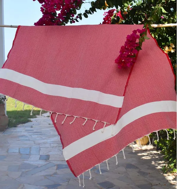 Telo mare Diamante rosso Fouta Tunisia - 2