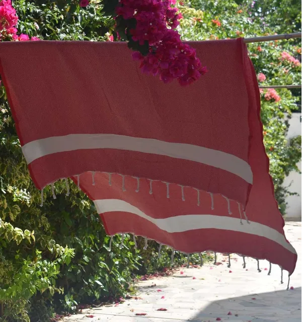 Telo mare Diamante rosso Fouta Tunisia - 4