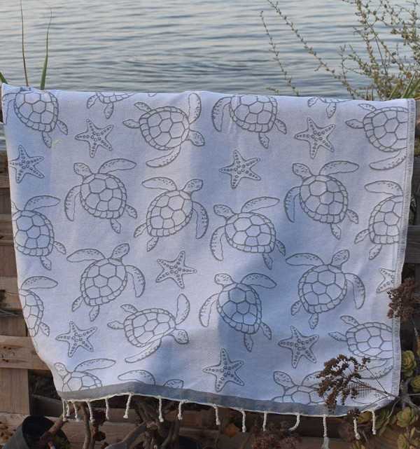 Telo Mare Seychelles Grigio Fouta Tunisia - 6