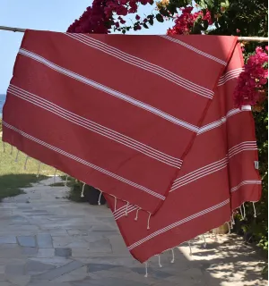 Telo mare Mykonos rosso Fouta Tunisia - 1 2