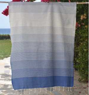 Telo mare Portofino blu Fouta Tunisia - 1