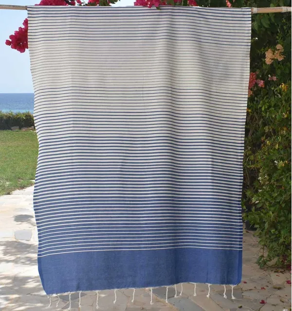 Telo mare Portofino blu Fouta Tunisia - 1