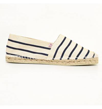 Espadrillas Uomo Crema e Blu Navy Crabster - 1