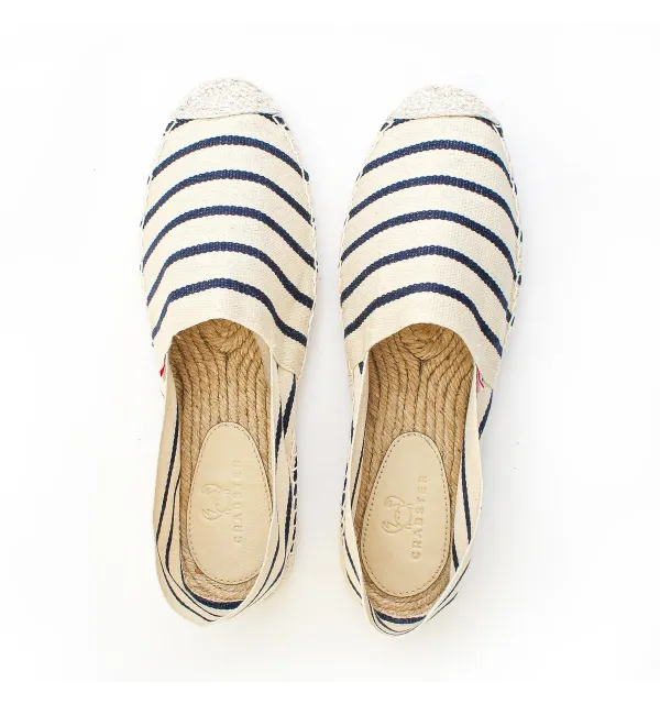 Espadrillas Uomo Crema e Blu Navy Crabster - 2