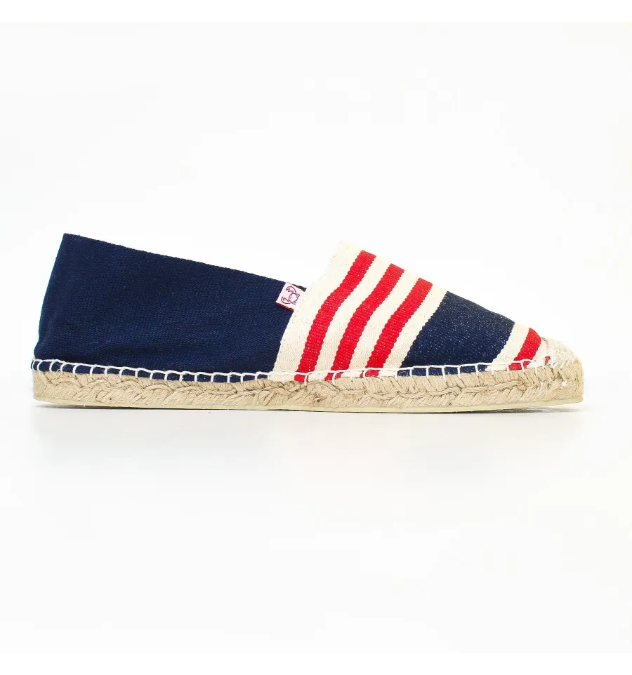 Espadrillas uomo blu con righe Crabster - 1