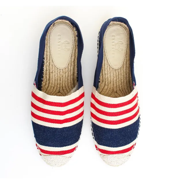 Espadrillas uomo blu con righe Crabster - 2