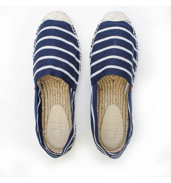 Espadrillas Uomo Blu Marino con Righe Crabster - 2