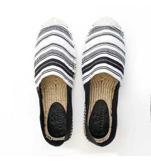 Espadrillas Uomo Nere e Bianche Crabster - 1 2