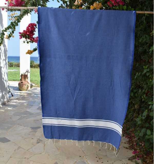 Telo mare blu - FOUTA TUNISIA