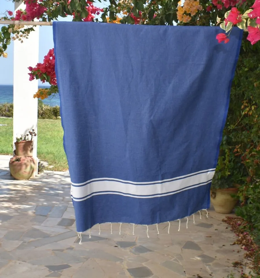 Telo mare blu - FOUTA TUNISIA