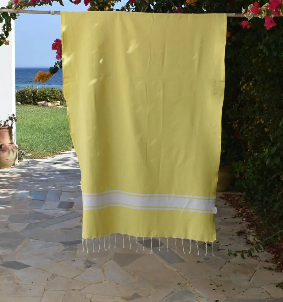 Telo mare giallo - FOUTA TUNISIA