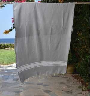 Telo mare grigio chiaro - FOUTA TUNISIA