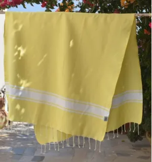 Telo mare giallo - FOUTA TUNISIA 2