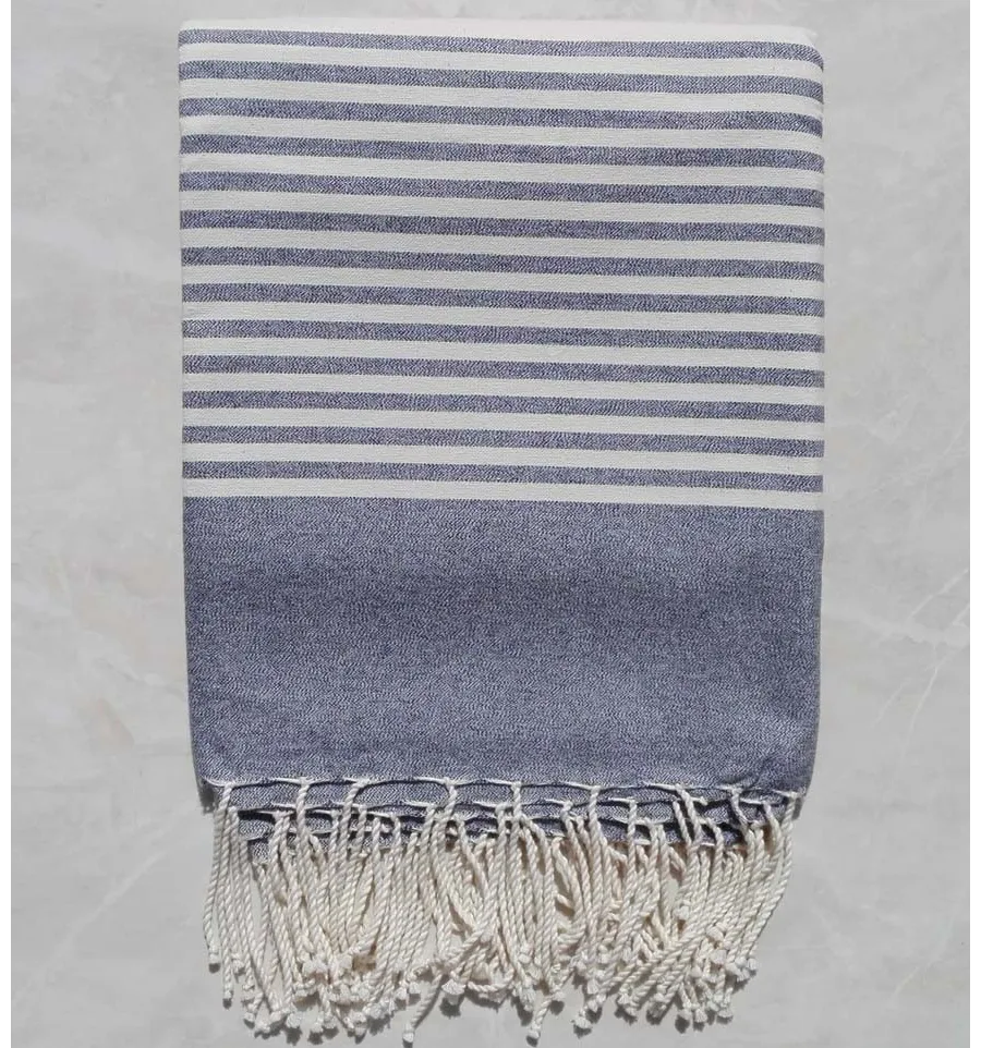 Grande fouta grigio medio 