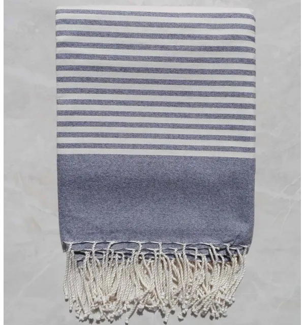 Grande fouta grigio medio 