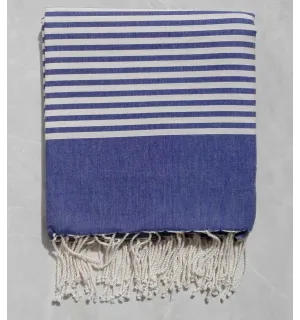 Grande fouta blu medio 