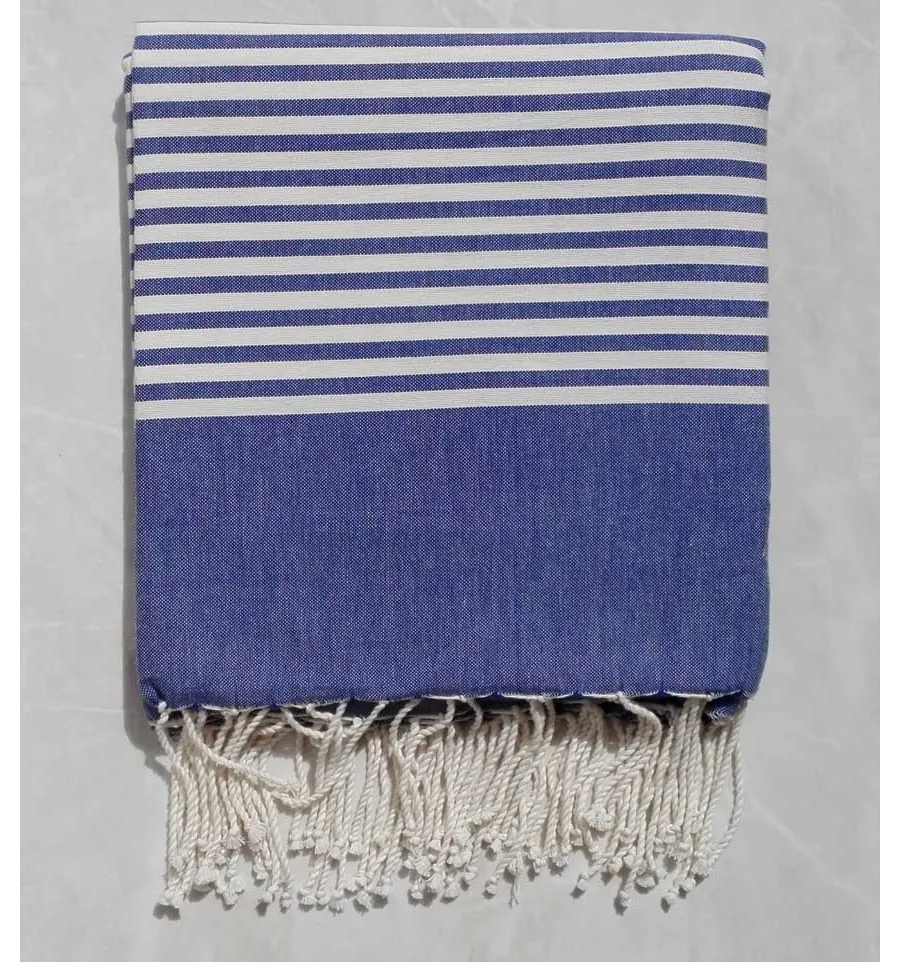 Grande fouta blu medio 