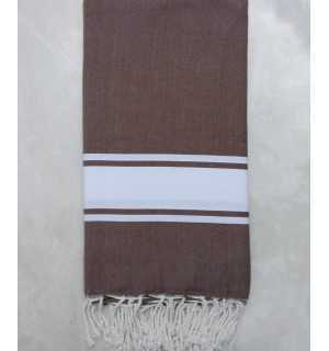 Grande fouta marrone 