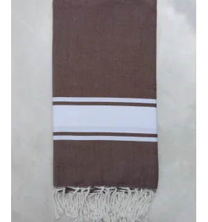 Grande fouta marrone 