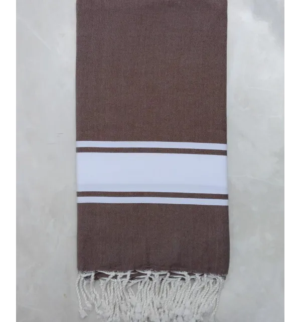 Grande fouta marrone 