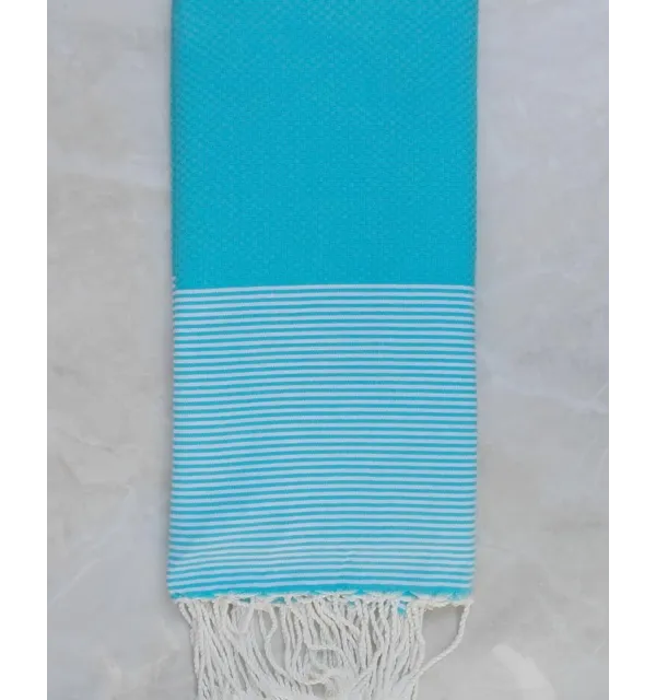 Grande fouta blu turchese 