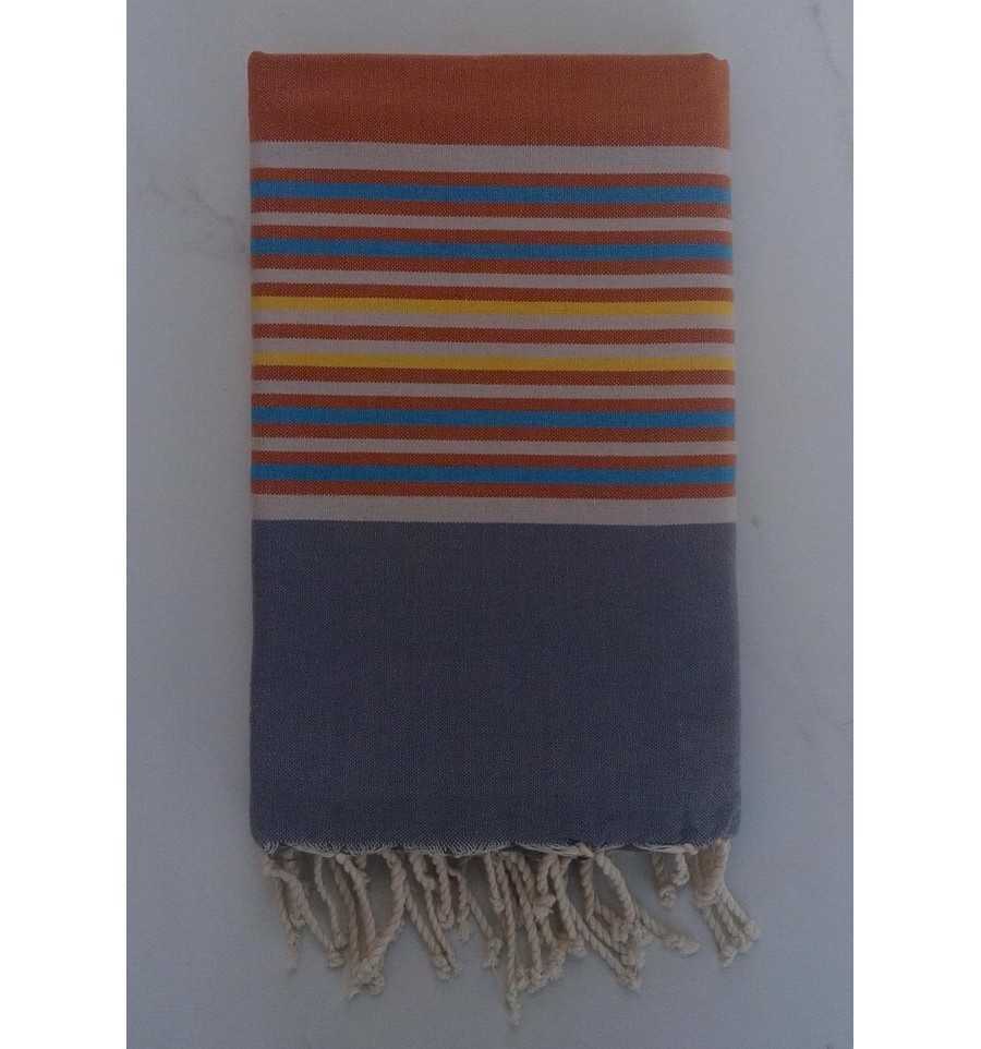 Fouta piatta multicolore 