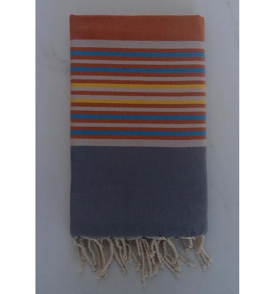 Fouta piatta multicolore 