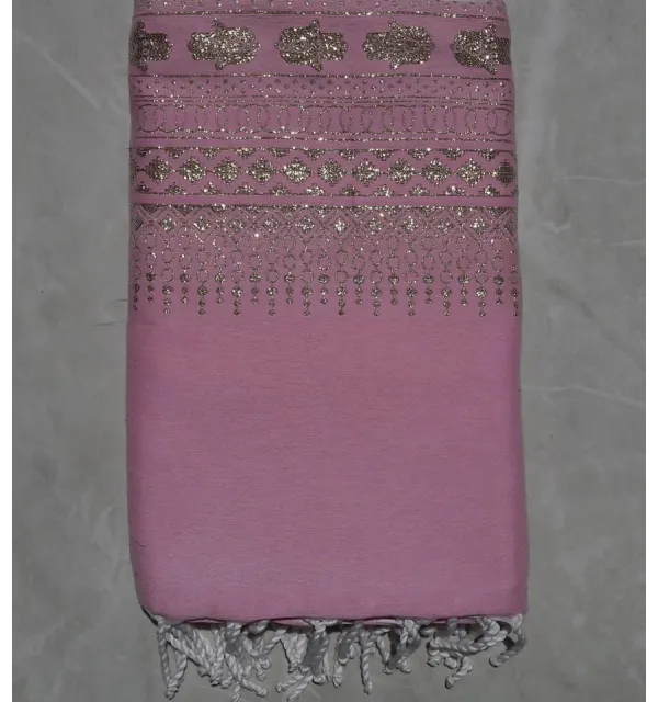 Fouta khomsa rosa caramella 