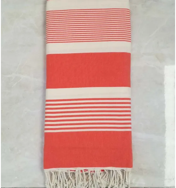 grande fouta arancio corallo 