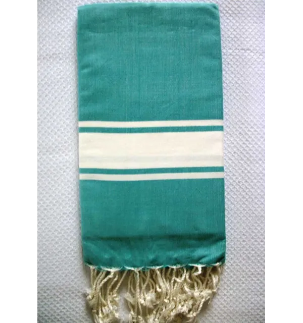 Fouta blu pavone 