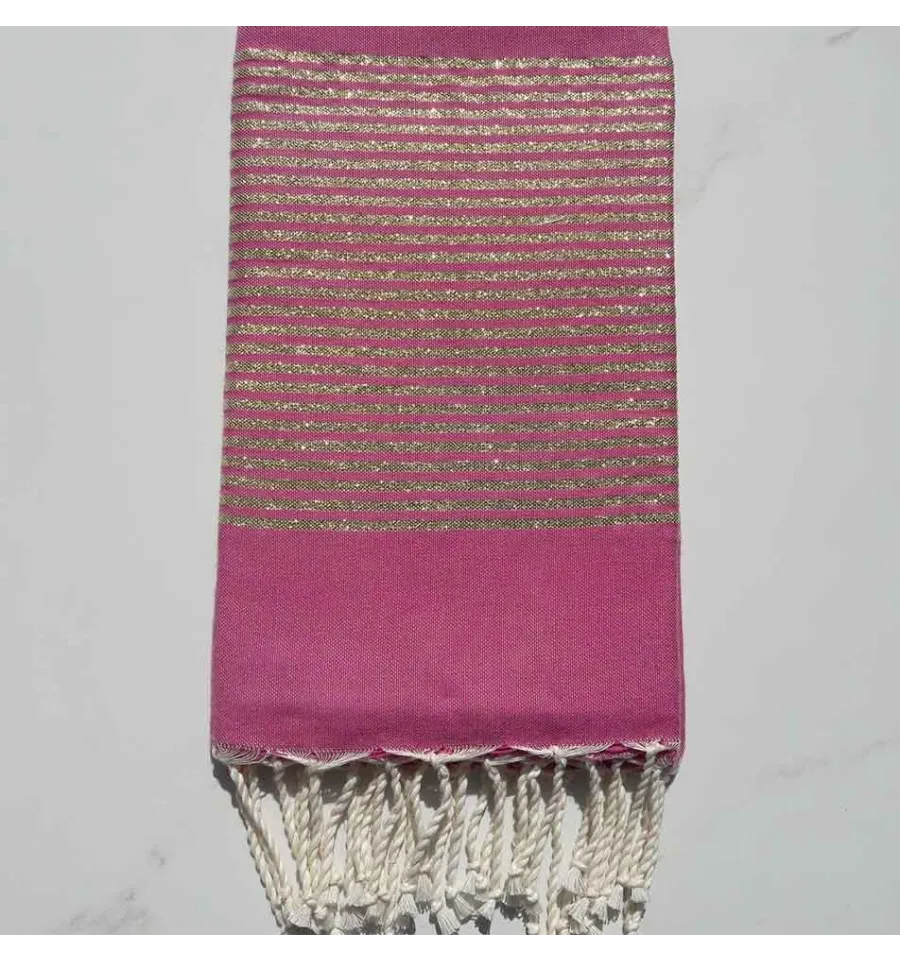 Fouta lurex amaranto 